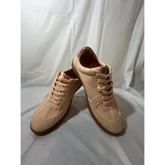 J. CREW City Tour Sneakers 9 Suede/Leather Sunwashed Coral Gum Sole - Picture 6 of 16